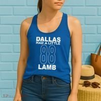 Dallas Had A Little Lamb Funny Football Women's Tank Top thumb 2