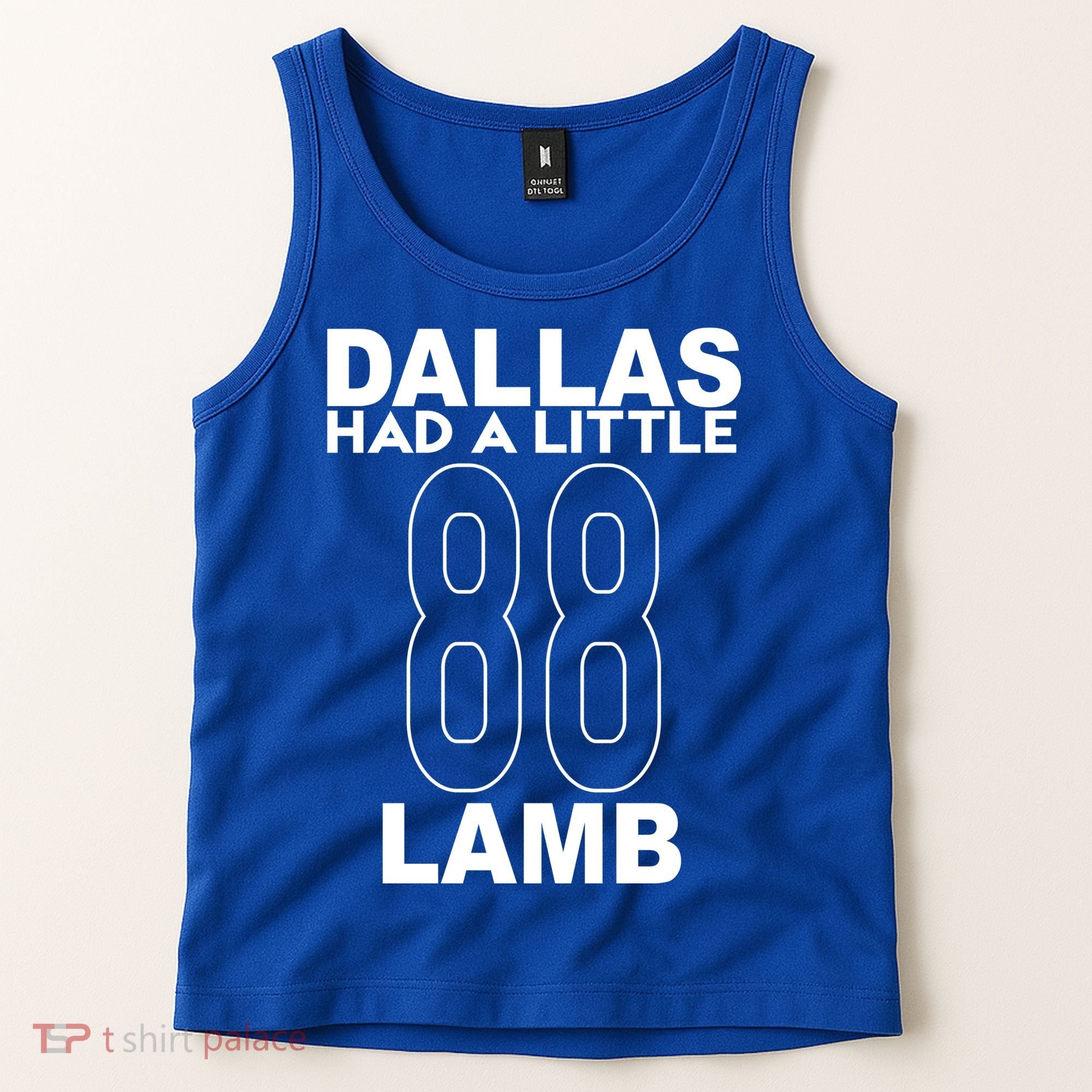 Dallas Had A Little Lamb Funny Football Tank Top