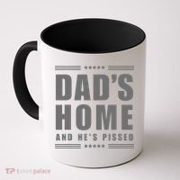 Dads Home And Hes Pissed Trump Dark Maga Dads Home Coffee Mug thumb 0