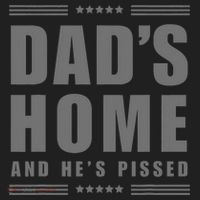 Dads Home And Hes Pissed Trump Dark Maga Dads Home Beanie thumb 2