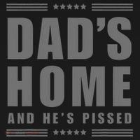 Dads Home And Hes Pissed Trump Dark Maga Dads Home Mousepad thumb 1