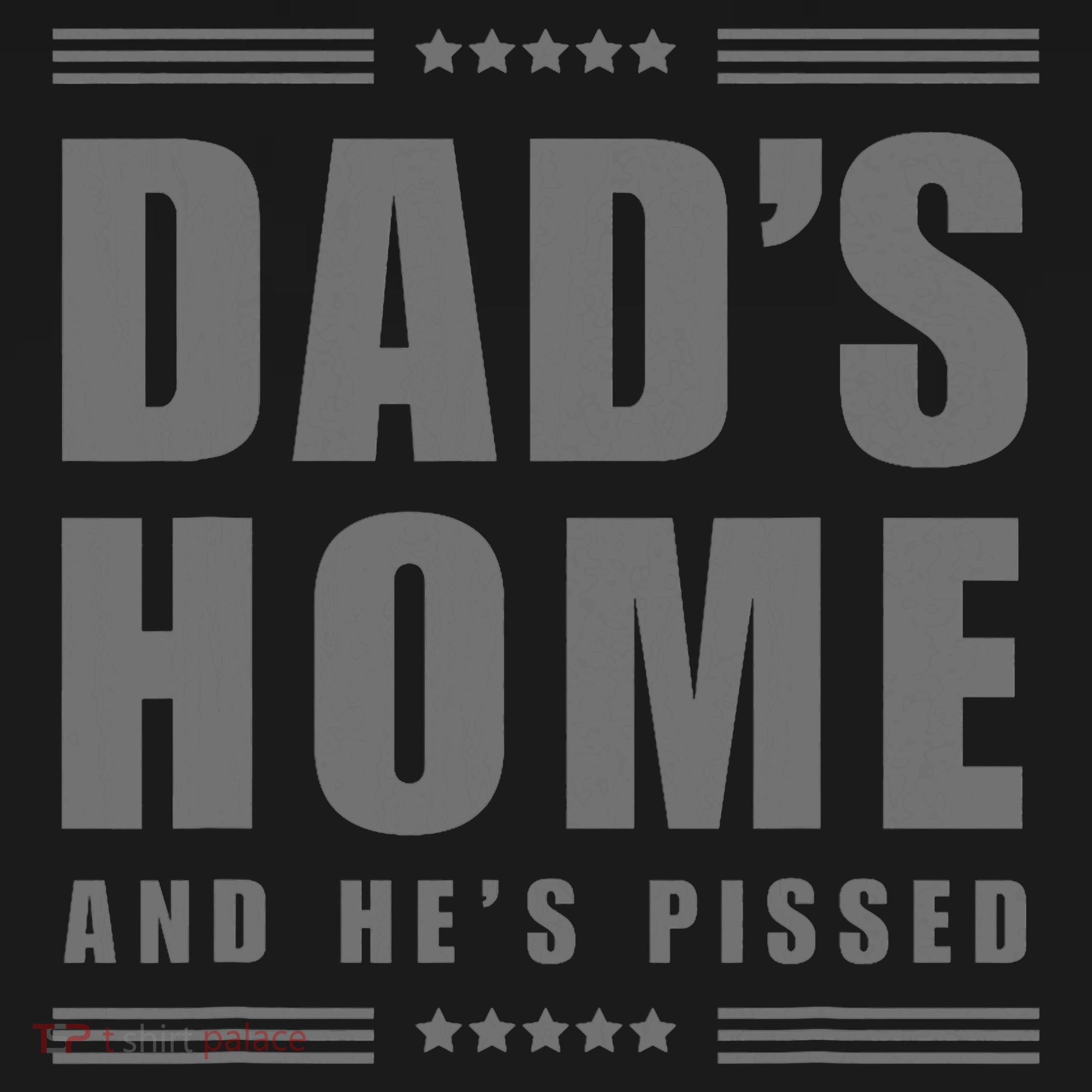 Dads Home And Hes Pissed Trump Dark Maga Dads Home Mousepad