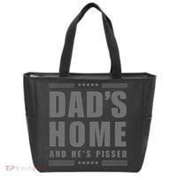Dads Home And Hes Pissed Trump Dark Maga Dads Home Tote Bag thumb 0