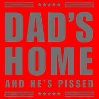 Dads Home And Hes Pissed Trump Dark Maga Dads Home Santa Hat thumb 1