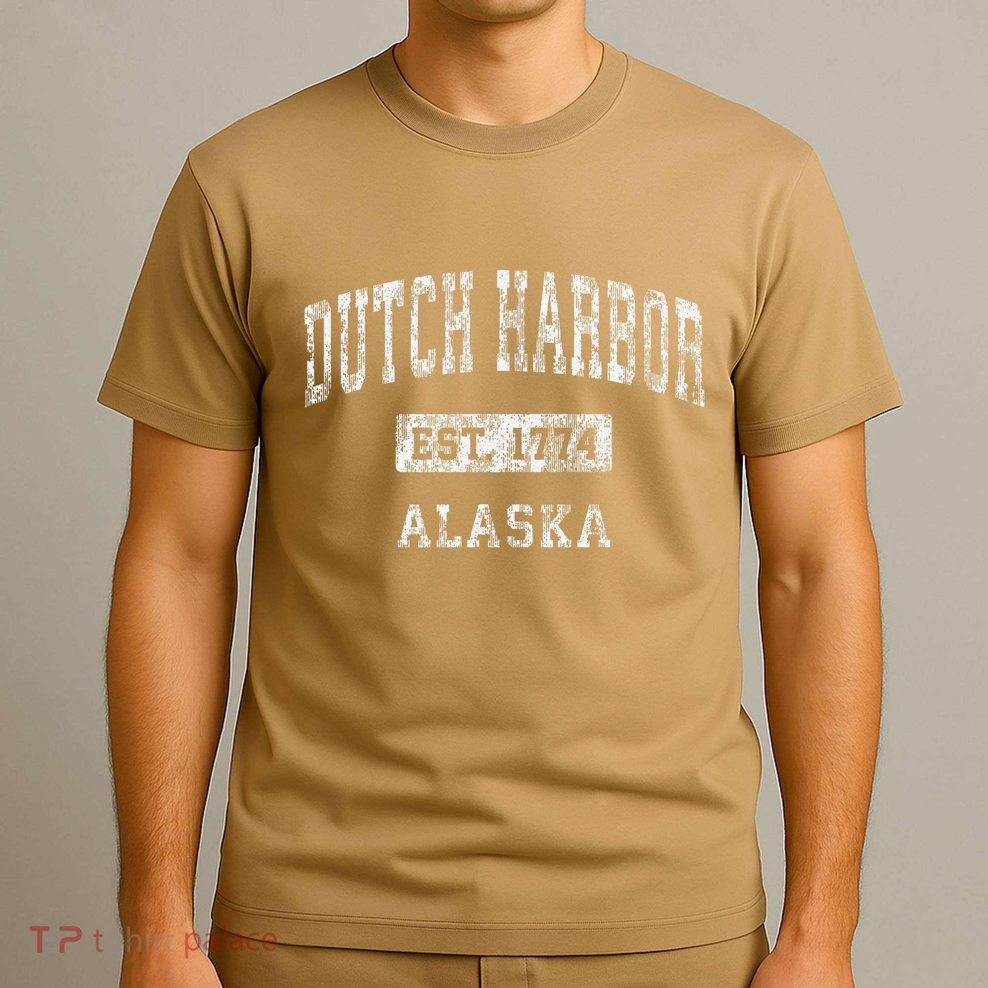 Dutch Harbor Alaska Ak Vintage Established T-Shirt