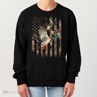Duck Hunter American Flag Waterfowl Hunting Camouflage Women's Sweatshirt thumb 0