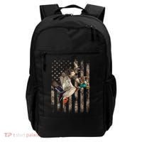 Duck Hunter American Flag Waterfowl Hunting Camouflage Backpack thumb 0