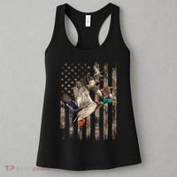 Duck Hunter American Flag Waterfowl Hunting Camouflage Women's Tank Top thumb 3