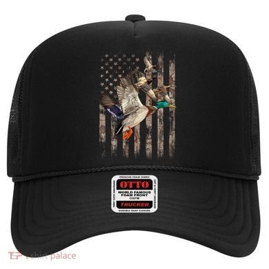 Duck Hunter American Flag Waterfowl Hunting Camouflage Hat