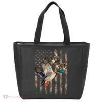 Duck Hunter American Flag Waterfowl Hunting Camouflage Tote Bag thumb 0
