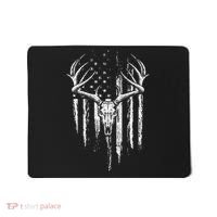 Deer Hunting American Flag Bowhunting Whitetail Bow Hunter Mousepad thumb 0