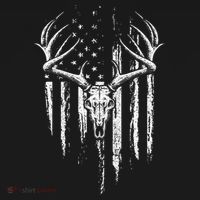 Deer Hunting American Flag Bowhunting Whitetail Bow Hunter Mousepad thumb 1
