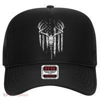Deer Hunting American Flag Bowhunting Whitetail Bow Hunter Hat thumb 0