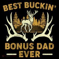 Deer Hunting Best Buckin Bonus Dad Ever Hunting Fathers Day Gift Coffee Mug thumb 5