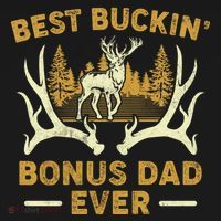 Deer Hunting Best Buckin Bonus Dad Ever Hunting Fathers Day Gift Women's Hoodie thumb 2