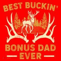Deer Hunting Best Buckin Bonus Dad Ever Hunting Fathers Day Gift Santa Hat thumb 1