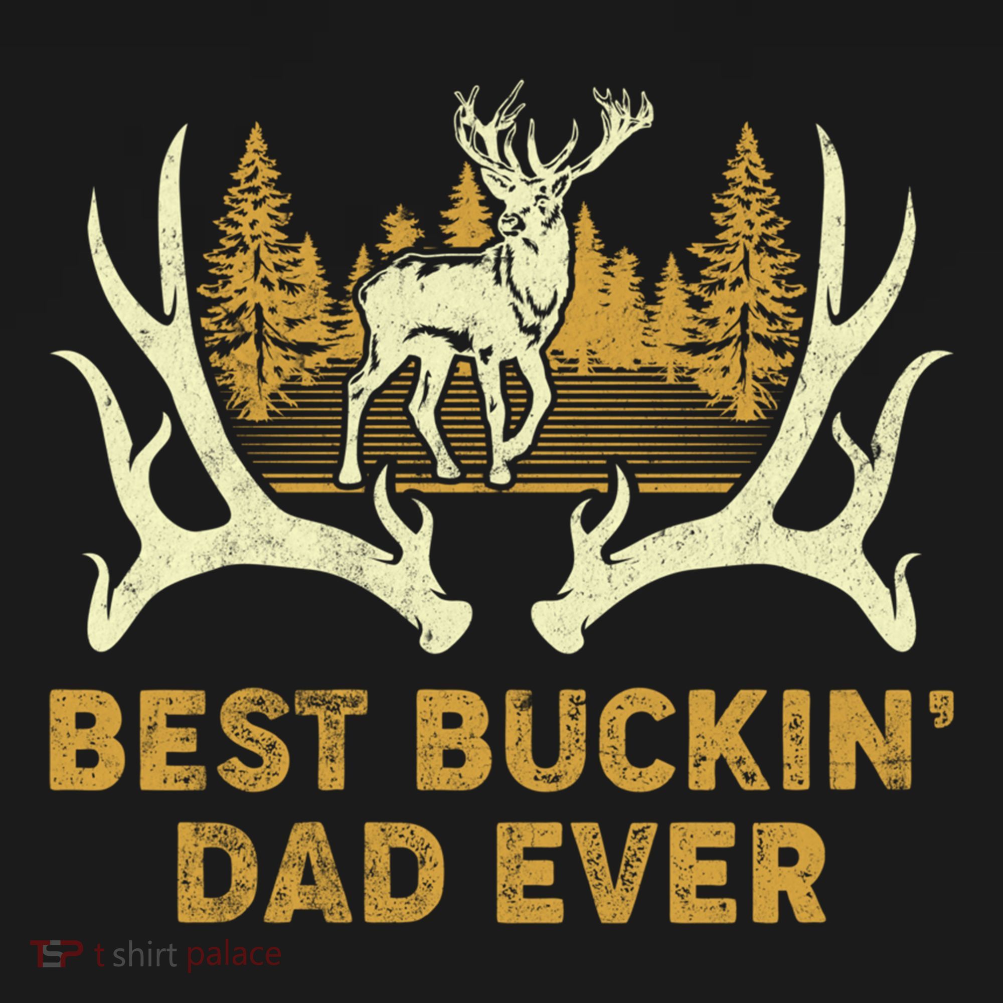 Deer Hunting Best Buckin Dad Ever Hunting Fathers Day Gift Backpack