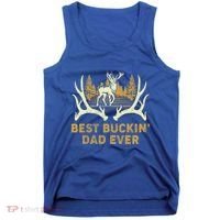 Deer Hunting Best Buckin Dad Ever Hunting Fathers Day Gift Tank Top thumb 0