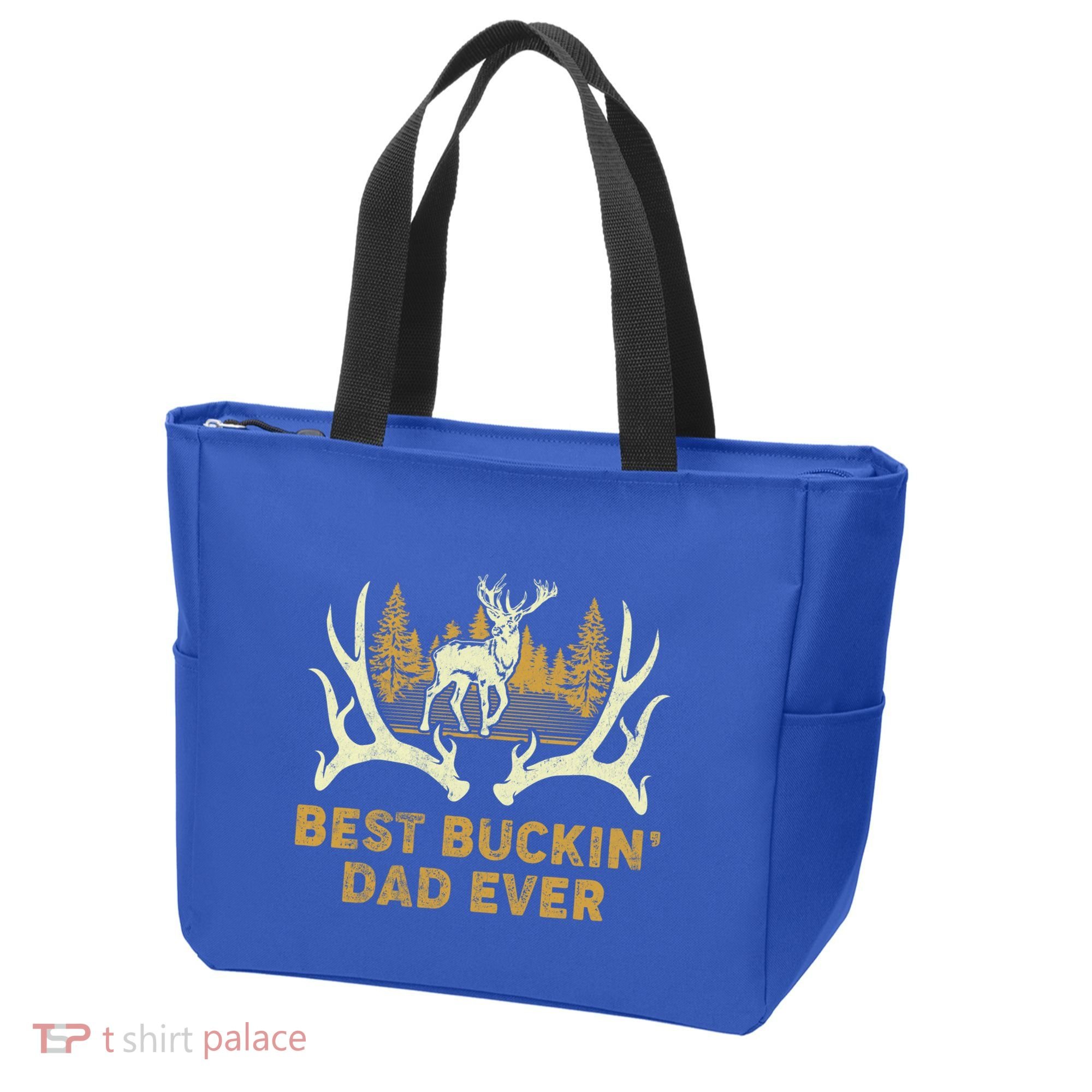 Deer Hunting Best Buckin Dad Ever Hunting Fathers Day Gift Tote Bag