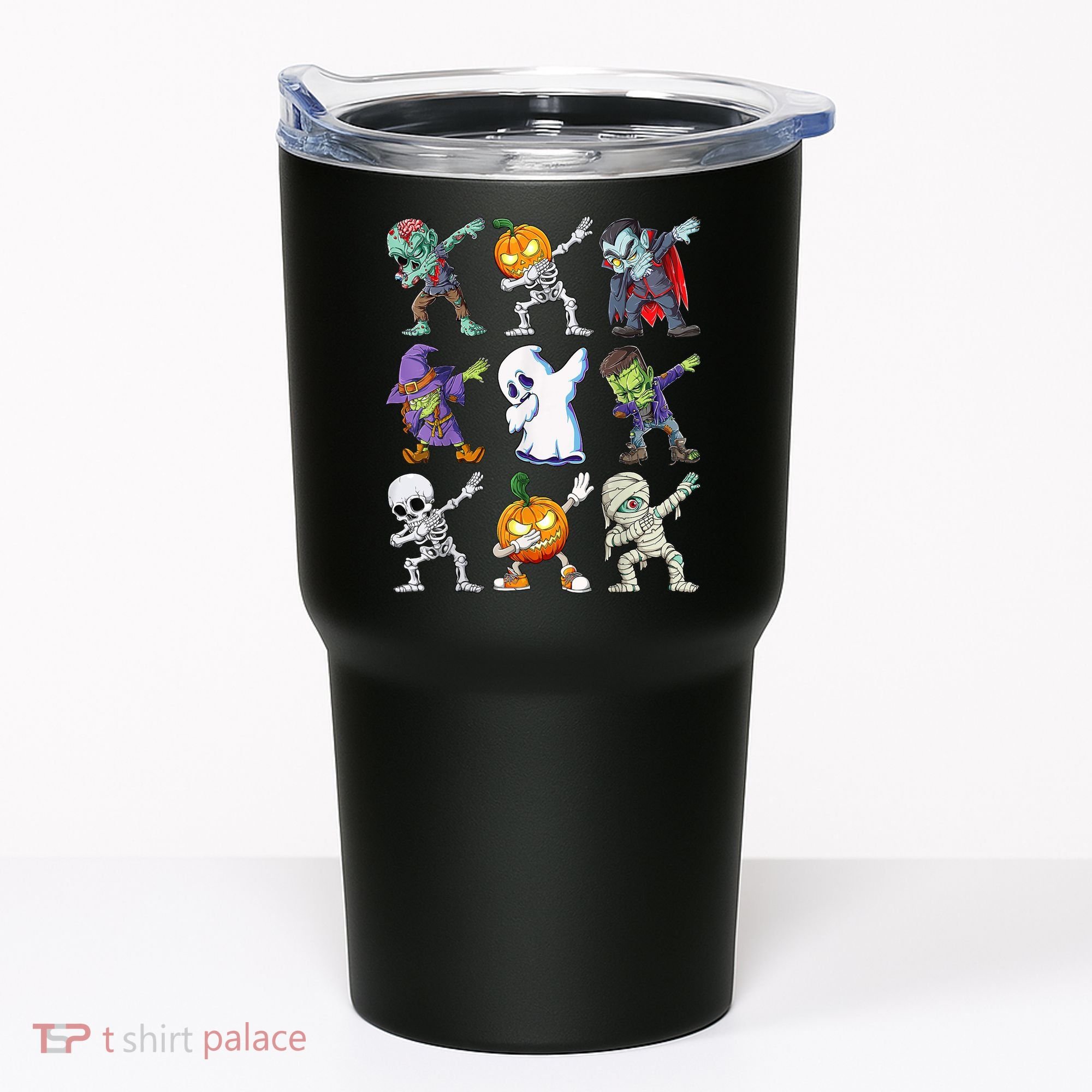 Dabbing Halloween Boys Skeleton Zombie Scary Pumpkin Mummy Tumbler
