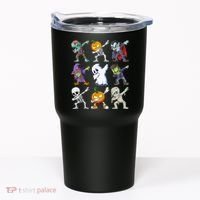 Dabbing Halloween Boys Skeleton Zombie Scary Pumpkin Mummy Tumbler thumb 0