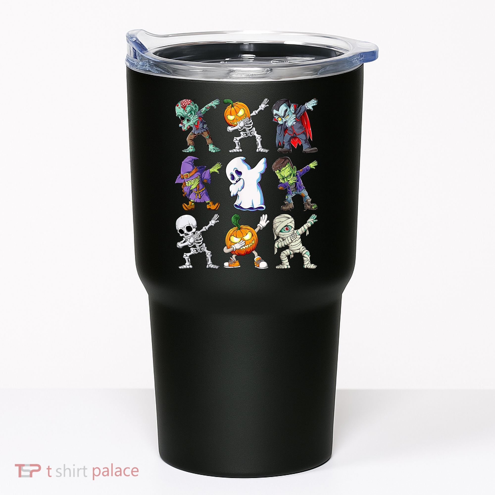 Dabbing Halloween Boys Skeleton Zombie Scary Pumpkin Mummy Tumbler