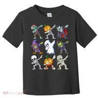 Dabbing Halloween Boys Skeleton Zombie Scary Pumpkin Mummy Toddler T-Shirt thumb 0
