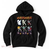 Dabbing Halloween Boys Skeleton Zombie Scary Pumpkin Mummy Hoodie thumb 0