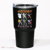 Dabbing Halloween Boys Skeleton Zombie Scary Pumpkin Mummy Tumbler thumb 0