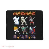 Dabbing Halloween Boys Skeleton Zombie Scary Pumpkin Mummy Mousepad thumb 0