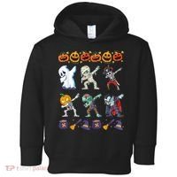 Dabbing Halloween Boys Skeleton Zombie Scary Pumpkin Mummy Toddler Hoodie thumb 0