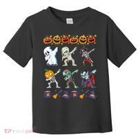 Dabbing Halloween Boys Skeleton Zombie Scary Pumpkin Mummy Toddler T-Shirt thumb 0