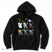 Dabbing Halloween Boys Skeleton Zombie Scary Pumpkin Mummy Hoodie thumb 0
