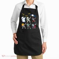 Dabbing Halloween Boys Skeleton Zombie Scary Pumpkin Mummy Apron thumb 2