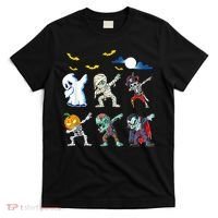 Dabbing Halloween Boys Skeleton Zombie Scary Pumpkin Mummy T-Shirt thumb 0