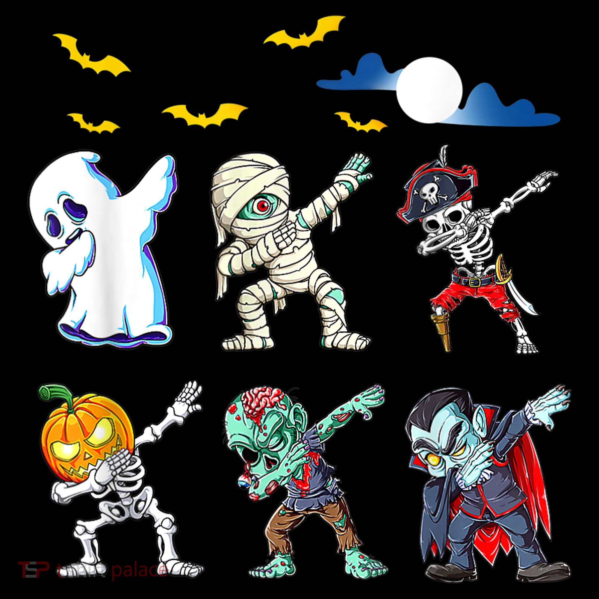 Dabbing Halloween Boys Skeleton Zombie Scary Pumpkin Mummy Coffee Mug