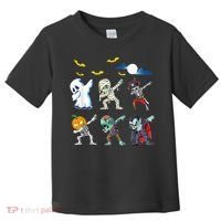 Dabbing Halloween Boys Skeleton Zombie Scary Pumpkin Mummy Toddler T-Shirt thumb 0