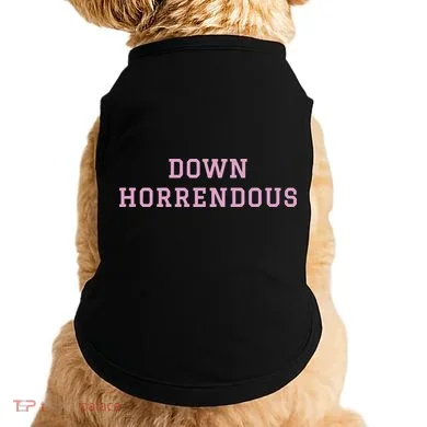 Down Horrendous Black Doggie Tank