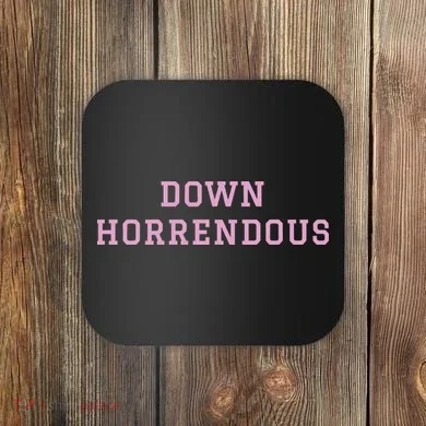 Down Horrendous Black Coaster