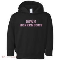 Down Horrendous Black Toddler Hoodie thumb 0