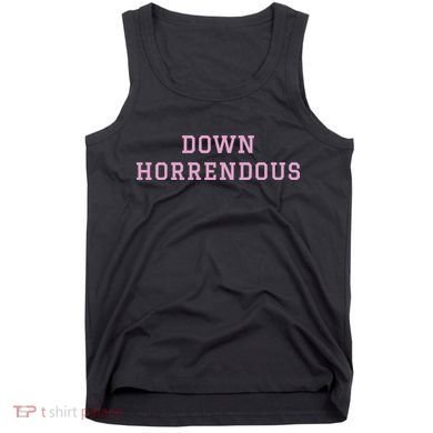 Down Horrendous Black Tank Top