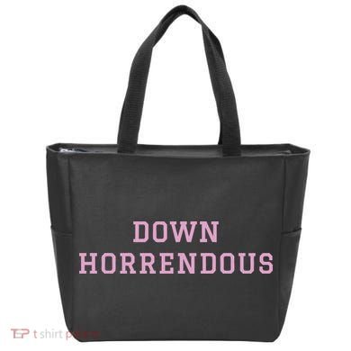 Down Horrendous Black Tote Bag