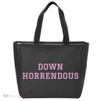 Down Horrendous Black Tote Bag thumb 0