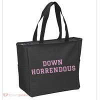 Down Horrendous Black Tote Bag thumb 2
