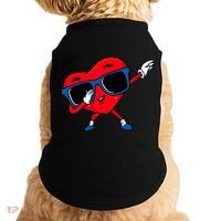 Dabbing Heart Boy Valentine Dab Love Valentines Day Boy Doggie Tank thumb 0