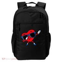 Dabbing Heart Boy Valentine Dab Love Valentines Day Boy Backpack thumb 0