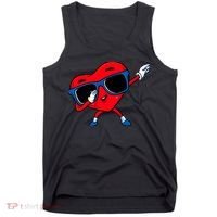 Dabbing Heart Boy Valentine Dab Love Valentines Day Boy Tank Top thumb 0