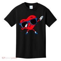 Dabbing Heart Boy Valentine Dab Love Valentines Day Boy Kids T-Shirt thumb 0