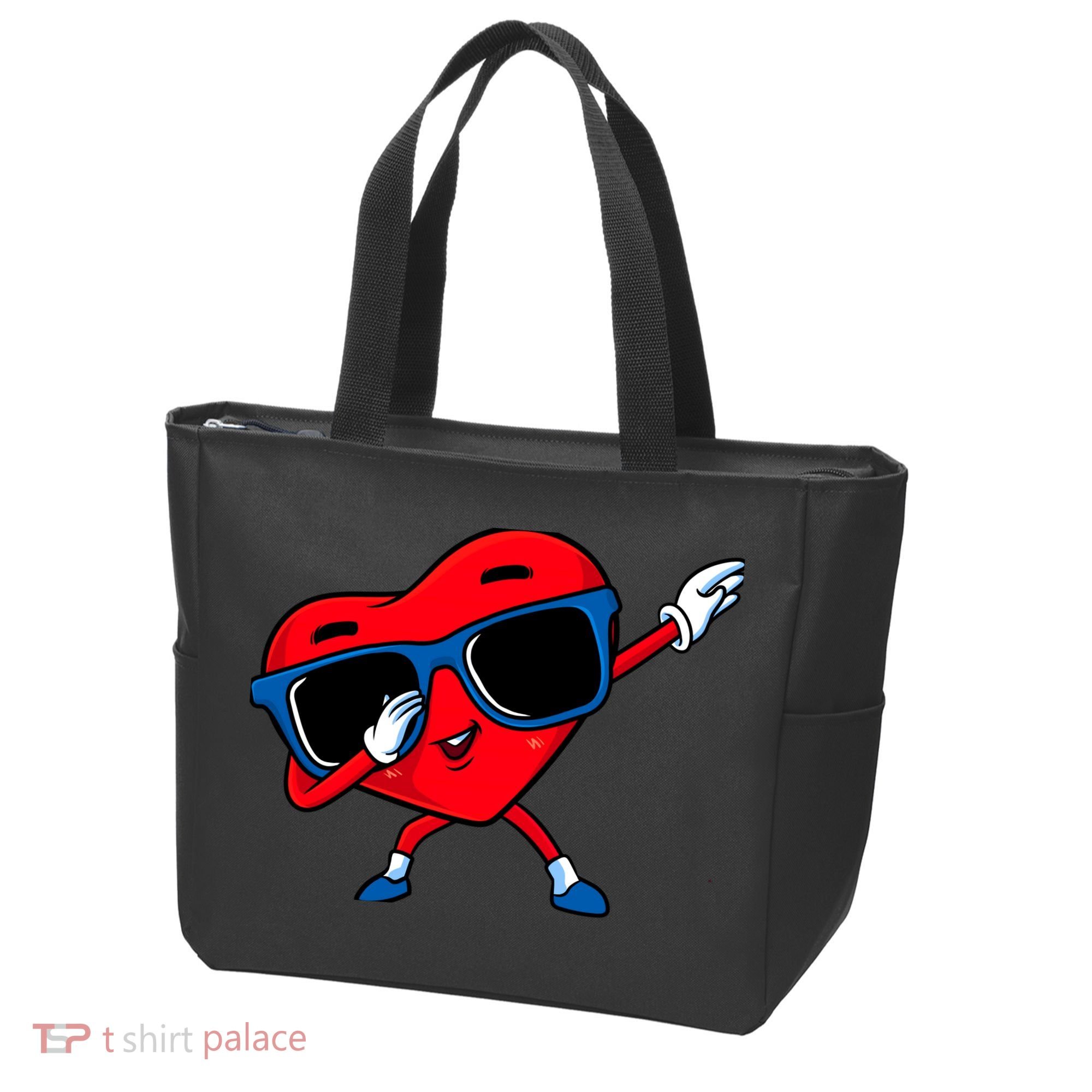Dabbing Heart Boy Valentine Dab Love Valentines Day Boy Tote Bag