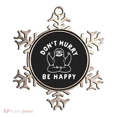 Don't Hurry Be Happy Sloth Ornament